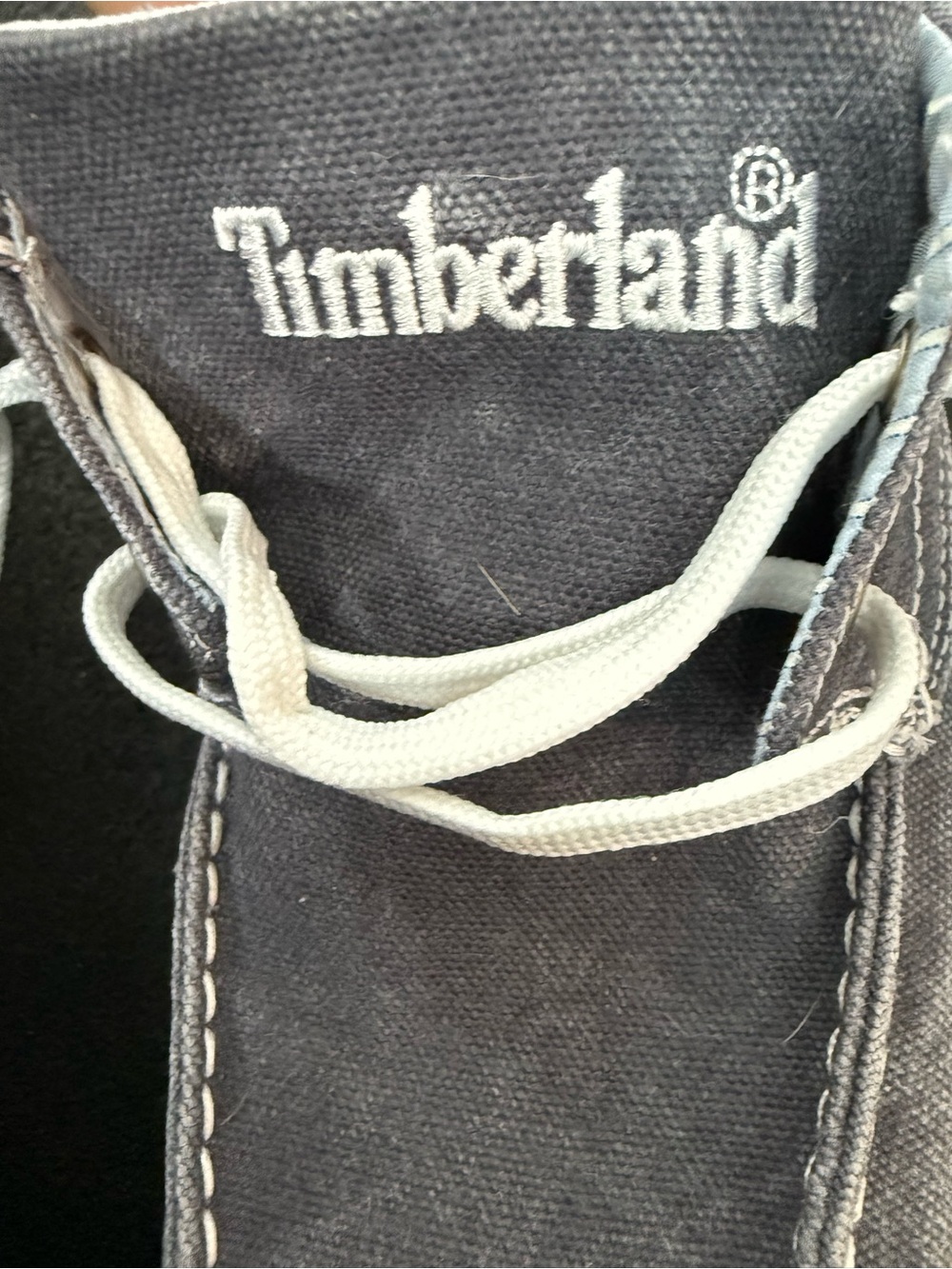 Timberland Earthkeeper Hookset Boat Mens Gray Canvas Size 9.5 - Picture 6 of 8